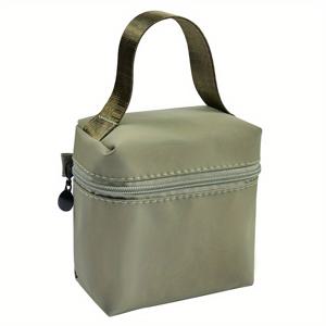 TEMU 스토리지 백, 미니 멀티 기능 파우치, 휴대용 메이크업 백, 립스틱, 열쇠, 충전 케이블 정리에 완벽. 5가지 색상 제공