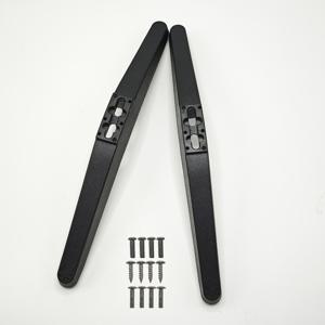 TEMU 19-55인치 TV 호환 TV 스탠드 - 무드릴 설치 가능한 헤비듀티 ABS, 스크래치 방지 프로스티드 TV 선반, 넓은 베이스 & 나사 포함, 플랫 스크린 TV용 견고한 엔터테인먼트 스탠드 (19-55인치)