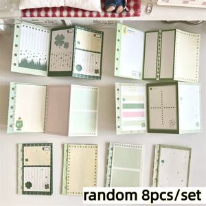 TEMU M5 루즈리프 노트바인더용 8개 일본 스타일 레트로 3단 접이식 내지 페이지 | 스크랩북 저널 장식 용지, 종이 재질