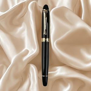 TEMU 전문가용 핸드폴리쉬 샤프 팁 만년필 - 대형 이리듐 팁, 금속 바디 클로저, 캘리그라피, 스케치, 서명에 적합 - 잉크 /액체 호환성 헤비듀티 필기구