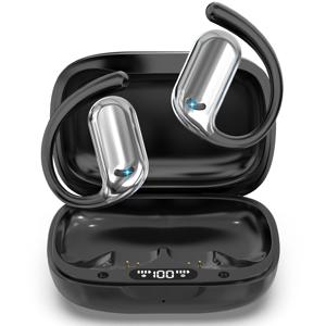 TEMU CCAGU 오픈형 귀걸이형 이어폰 무선 블루투스5.4 고음질 노이즈 캔슬링 공기전도 이어셋