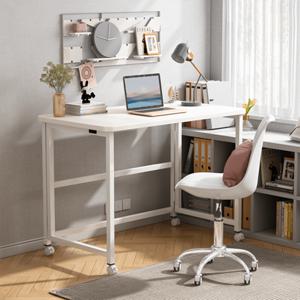 TEMU 다용도 이동식 접이식 테이블 컴퓨터 공부 책상 사무용 책상 노트북테이블 홈오피스 책상 침실책상 공간 절약형 휴대용 직사각형 작업대|책상