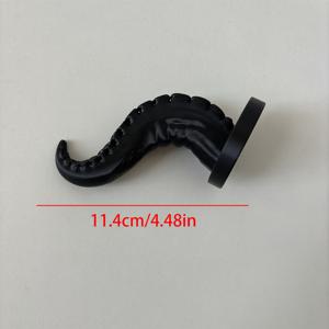 TEMU 벽걸이형 창의적인 문어 발톱 모양 후크, 옷, 가방, 수건, 목욕 가운 걸이용으로 디자인됨; 욕실 및 홈 데코를 위한 다기능 액세서리