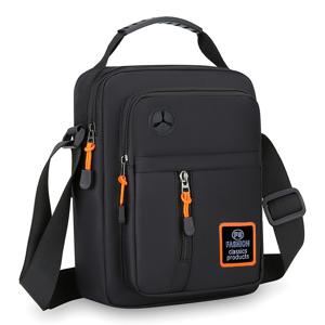 TEMU 세련된 남성용 크로스바디 백, 핸드백, 숄더백. 이어폰 잭, 다중 포켓, 안전한 뒷포켓이 장착되어 있습니다. 캐주얼 출퇴근, 휴가 여행, 거리에 적합하며 훌륭한 휴일 선물입니다.