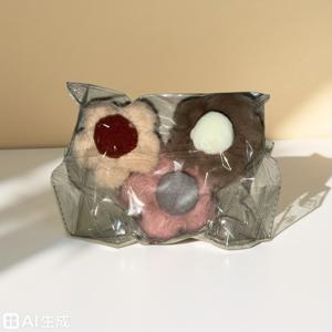 TEMU 여성을 위한 귀여운 플러시 꽃 머리핀 3개 세트 - 강력한 고정력, 풍성한 긴 머리에 완벽, 가을 및 겨울에 이상적인 선택