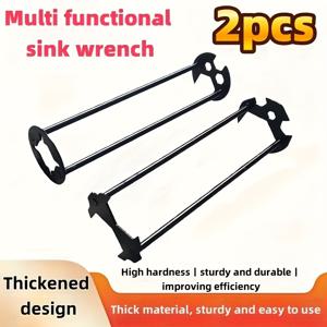 TEMU 1 세트 (A+B) 콤보 다기능 싱크 레ンチ | 원피스 디자인 | 두꺼운 재질 | 가볍고 빠른 작동 | 너트 | 샤워기 너트 | 배수 파이프 | 좁은 공간, | 1 세트 1 박스에 적합 | 간편한 작동 | 주방에 적합|싱크대수전|싱크대