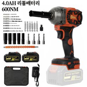 TEMU [국내발송] MOFIAY 독일 21V 다용도 전동렌치 500N 4.0Ah 브러시리스 모터 고출력무선임팩트드릴 무단변속 전동렌치