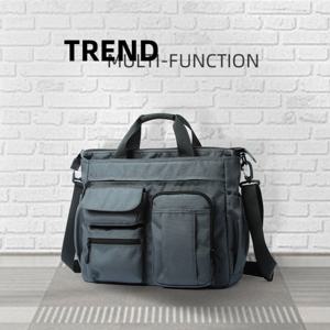 TEMU 남성용 다기능 통근 크로스바디 백, 트렌디 브랜드 여행 및 비즈니스 대용량 숄더백, 남성 핸드백, 캐주얼 학생 백팩, 15인치 사이즈 15