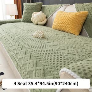 TEMU 1pc 플러시 소파 슬립 커버, 따뜻하고 두꺼운 소파 커버, 사계절 일반 가구 보호대, 침실, 사무실, 거실 홈 , 등받이, 팔걸이, 베개 케이스 제외