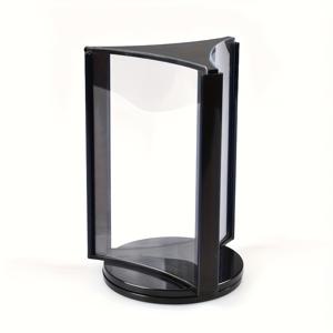 TEMU A6 삼면 회전 디스플레이 스탠드 - 헤비듀티 PMMA 아크릴 사인 홀더, 메뉴 보드, 가격표, 프로모션 전단지 및 실내외 사용 가능 (소매점, 레스토랑, 카페, 사무실용)