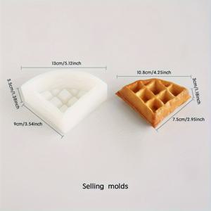 TEMU 수제 캔들 DIY 몰드, 아로마테라피 캔들용 실리콘 몰드, 아로마테라피 석고 및 캔들 제작에 적합, 청소가 매우 쉽고 탈형이 쉬움, 재사용 가능