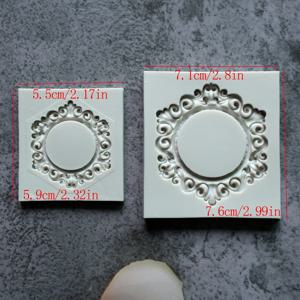 TEMU 2개 세트 숫자 & 프레임 실리콘 몰드 - 비독성 폰단트, 초콜릿, 레진 몰드 (숫자 0-9), /냉동실/ DIY 케이크 , 슈가크래프트, 초콜릿 형용 도구