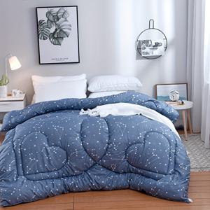 TEMU 1개 가을/겨울 따뜻한 두꺼운 퀼트, 가볍고 편안함, 매우 부드러움, 따뜻함을 유지, 기숙사, 호텔, 침실, 침구에 적합, 모든 계절에 사용 가능|이불