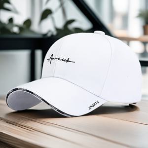 TEMU 남성용 패셔너블 아웃도어 야구 모자, 외출용 햇빛 가리개 모자, 러닝 스포츠 캡.