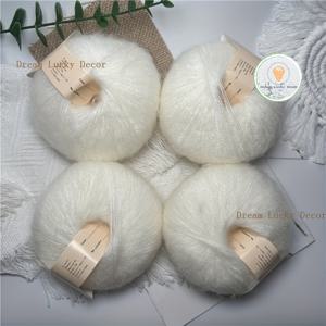 TEMU 4개입 100g/3.52oz 울트라 소프트 앙고라 털 실 따뜻하고 편안한 플리스 혼방 실 고급 실 75% 플리스 + 25% 폴리아미드 25g/0.88oz 각각 울트라 파인 실 플리스 혼방 실 DIY 뜨개질 및 코바늘 프로젝트에 적합 (스웨터, 숄, 스카프 등)|뜨개실