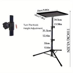 TEMU 1개 삼각대 지지 프레임, 프로젝터 지지 스탠드, 조절 가능한 프로젝터 삼각대, 보관용 접이식, 휴대용 프로젝터 홀더, 다기능 프로젝터 스탠드