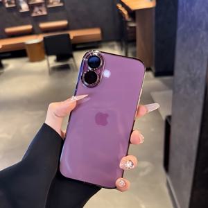 TEMU 휴대폰 케이스 - 휴대폰 케이스 - 아이폰 16/15/14/13/12/11 Pro Max 시리즈에 적합한 초박형 투명 휴대폰 케이스