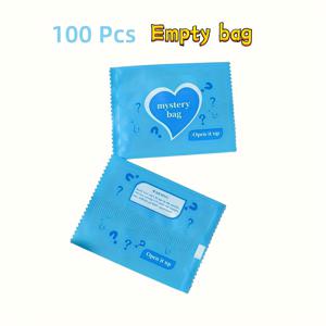 TEMU 100개 미스터리 포장백, 플라스틱 파우치, DIY 주얼리용 빈 백, 수공예품 전시 및 비즈 제작 용품