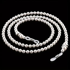 TEMU 1개 수제 비즈 안경줄, 미끄럼 방지 및 분실 방지 안경줄, 안경, 마스크 등 다용도 랜야드