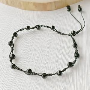 TEMU 이 조절 가능한 천연 흑운모 팔찌 및 발찌는 남녀 모두에게 완벽합니다. 자가 조절에 도움을 주고 모든 계절에 활용할 수 있는 다용도 액세서리입니다. 여성용 보호 흑운모 발찌는 가족, 친구를 위한 필수 선물로 적합합니다.