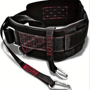 TEMU Ultimate Dip 벨트 | 강력한 고정 - 미끄럼 방지 | 지지력 있는 등 디자인 | 45도 링 - 편안한 딥 앵글 | 40인치 스트랩 & 스냅 후크 2개 - 딥, 풀업, 스쿼트 및 웨이트 트레이닝에 적합