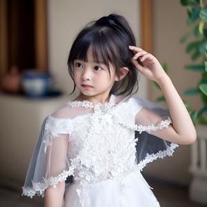 TEMU PJ 숏 레이스 브라이덜 숄, 다용도 얇은 케이프, 신부 웨딩 드레스 액세서리