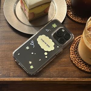 TEMU 폰 케이스: 1개 한국식 패턴 투명 무광 풀커버 TPU 케이스, 애플 아이폰 11/12/13/14/15/16, 아이폰 16/15/14/13/12/11 프로 맥스, XS/XR/X/7/8/플러스 호환. 여성 및 남녀공용 선물용 (휴일, 크리스마스, 어버이날, 할로윈). 대형 홀 공간 케이스 - 투명 - 한국어 텍스트 465HF