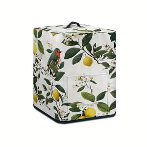 TEMU 레몬 패턴이 있는 다기능 주방 가전 제품 커버 - 가볍고 손잡이와 티슈가 특징이며, 전기 냄비, 압력솥 및 에어프라이어에 적합하며 크기는 42X34 Cm / 16.54X13.39 Inches입니다.