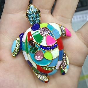 TEMU 바로크 럭셔리 아름다운 거북이 동물 디자인 브로치, 남녀공용 주얼리 액세서리, 결혼식 휴일 파티 커플 선물