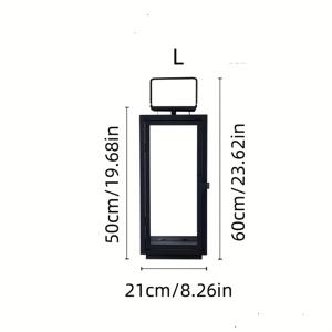 TEMU 모던 빈티지 주조 유리 촛대, 방풍 랜턴, 통로 가이드, 웨딩 소품, 프로포즈, 장식, 테이블 디스플레이 및 마당용 홈 촛대