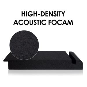 TEMU 스튜디오 모니터 격리용 고밀도 방음 폼으로 제작된 대형 스피커 패드, 각도 조절 데스크탑 스피커 폼 스탠드 특징