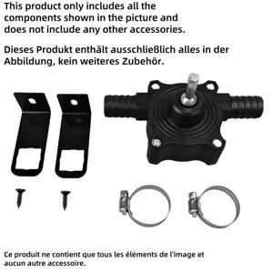 TEMU 1세트, 미니 수동 자동흡입 펌프 - 물/기름 액체 전송용, 전기 불필요, 내구성 휴대용, 호스 피팅 및 액세서리 포함, 정원 프로젝트, 가정용 우물 및 굴착공 사용에 적합