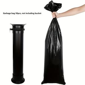 TEMU 머신용 고강도 커피 찌꺼기 처리용 봉투 50개 - 커피 포드용 두껍고 튼튼한 플라스틱 쓰레기 봉투, 가정용 및 상업용, 냄새 및 지저분함 없는 폐기물 처리, 주방 필수품 (가성비)