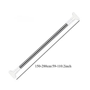 TEMU 다기능 텔레스코픽 로드, 샤워 커튼, 문, 옷장에 적합 - 쉬운 설치 금속 프레임, 내구성 있는 RV 및 욕실 액세서리, 선반, , 수납에 적합, 샤워 커튼 로드, 다기능 정리대, 세련된 디자인, 튼튼한 구조, 홈 오거나이저, 옷장 정리함,공간 절약 솔루션,세련된 디자인,쉬운 설치,녹 방지 소재,조절 가능한 막대,아파트 생활|샤워커튼