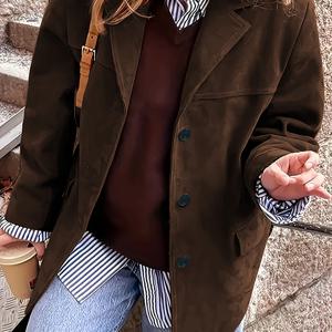 TEMU 여성용 스타일리시하고 우아한 재킷