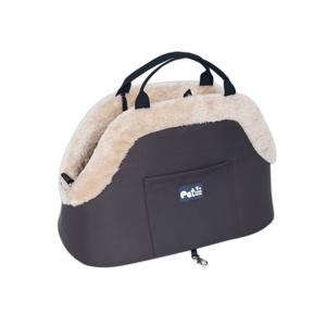 TEMU 강아지 휴대용 애완동물 캐리어 가방, 소형 애완동물에게 적합, 안전 하네스 후크 포함, 차량의 승차석에서 사용하기 위해 설계됨