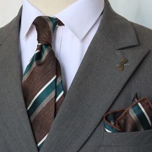 TEMU 남성용 넥타이와 포켓 스퀘어 세트, 웨딩 비즈니스 정장 액세서리 남성 선물