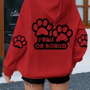 TEMU 여성 트렌디 포켓 없는 후드티) 하트 모양 프린트, 할로윈 및 기타 멀티 플로럴 패션 트렌디 신상 후드 스웨트셔츠, 다용도 캐주얼 긴팔 스웨트셔츠