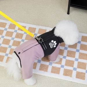 TEMU 네 다리 의류, 소동물 의류, 캐주얼 점프수트, 두꺼운 의류, 눈과 바람을 막는 따뜻한 의류, 고양이 액세서리, 실내 고양이용 고양이 옷, 고양이 용품, 크리스마스 애완동물 용품 및 코스튬|강아지옷