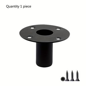 TEMU 메탈 베이스가 있는 전문가용 무대 스피커. 하단에는 검은색 원형 철재 소재에 네 개의 나사 구멍이 있으며 스피커 스탠드 고정을 위한 단일 구멍이 있습니다. 고정 볼트가 포함되어 있으며 크기는 10.7*8.4Cm입니다.