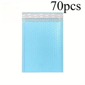 TEMU 70개 대용량 버블 메일러 - 두꺼운 폼 방수 및 충격 방지 소형 택배 봉투, 버블 쿠션 포함, 배송, 우편, 깨지기 쉬운 물품, 선물, 패키지용 (대량 할인 팩) - 표준 우편 호환