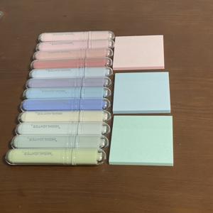 TEMU 12색 하이라이터 세트 | 번짐 없는 잉크, 속건성, 방수 기능 없음, 교실 노트, 미술, 공예, 포스터에 적합 | 생생한 색상, 안전한 성분, 크리스마스, 신학기 선물로 완벽