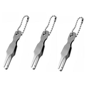 TEMU 3개 세트 스플릿 링 오프너, 낚싯줄용 스테인리스 스틸 핀셋, 루어 및 링 개방용 퀵 미니 플라이어, 낚시 용품, 배터리 없음