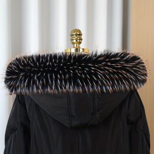 TEMU 1개 리얼리스틱 블랙 & 화이트 페이크 퍼 칼라 - 럭셔리 밍크 느낌 트림 넥 피스, 재킷, 코트, 겨울 의류용 - 쉽게 부착 가능한 탈부착 액세서리 (재봉 필요 없음) - 재킷용 인조 퍼 칼라