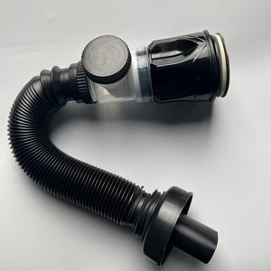 TEMU RV 욕실 배수 키트 - 확장 가능한 P형 트랩 설계와 냄새 차단 기능, 조절 가능하고 내식성 유연 파이프, RV 캠핑 트레일러 욕실 배수 시스템에 적합. 쉬운 설치를 위한 하드웨어 포함, 컴팩트한 디자인,고품질 배관,튼튼한 하드웨어