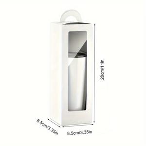 TEMU 30개 세트 창문형 선물 상자 (뚜껑 및 손잡이 포함) - 고강도 카드보드 느낌 종이 포장, 초콜릿, 소품용 - 파티, 결혼식, 소매용 디스플레이 박스 (30개 개별 포장, 대량 패키지)