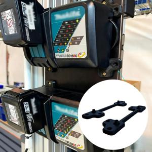 TEMU 마키타 DC18RC 충전기용 간편 벽걸이 브래킷, 튼튼하고 내구성이 뛰어남, 공구 보관 솔루션, 벽걸이 받침대, 차고, 작업장 및 가정용 보관에 적합