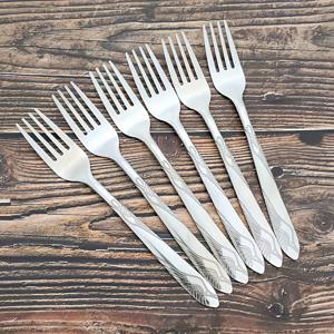 TEMU 스테인리스 스틸 포크 세트 - 저녁, 샐러드, 디저트용 우아한 포크, 가정 및 레스토랑 사용에 적합 - 내구성이 뛰어난 커트러리 세트, 세척이 용이한 소재