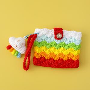 TEMU 패션 크로셰 미니 코인 파우치, 석류 사탕 수박 딸기 망고 크로셰 코인 파우치 손목 스트랩과 참 포함, 랜덤 패턴 버튼, 일상 휴대 및 휴가 선물에 완벽, 할로윈 추수감사절 크리스마스 새해 파티 선물, 공예 애호가를 위한 선물, 카드 홀더 코인 파우치 미니 스토리지 파우치