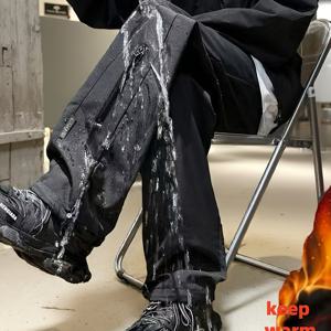 TEMU Men's Thi and Warm Outdoor Sports Loose- Long Pants for Autumn and Winter. Suitable for Outdoor Climbing, Skiing, Camping, Fishing and Cycling.
